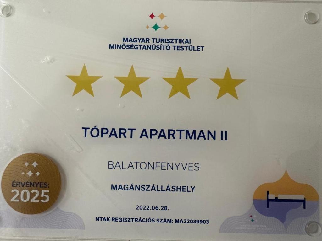 TópART Apartman I Balatonfenyves Bagian luar foto